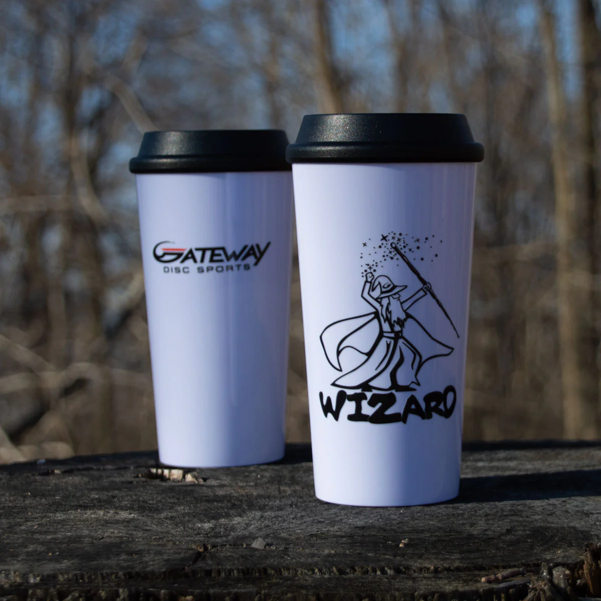 White 16oz Plastic Tumbler