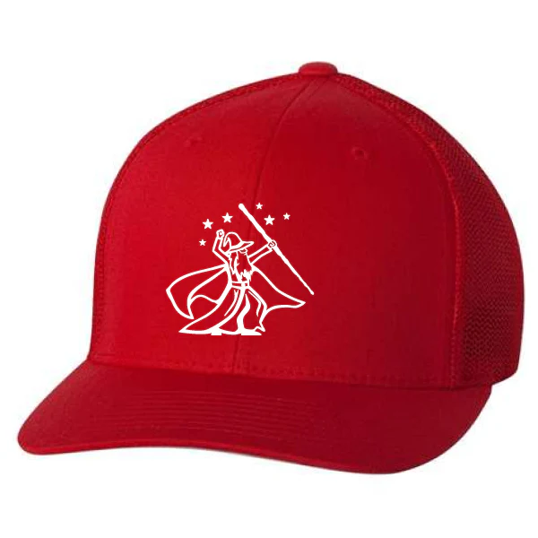 Wizard Flexfit Fitted Trucker Hat - Image 3