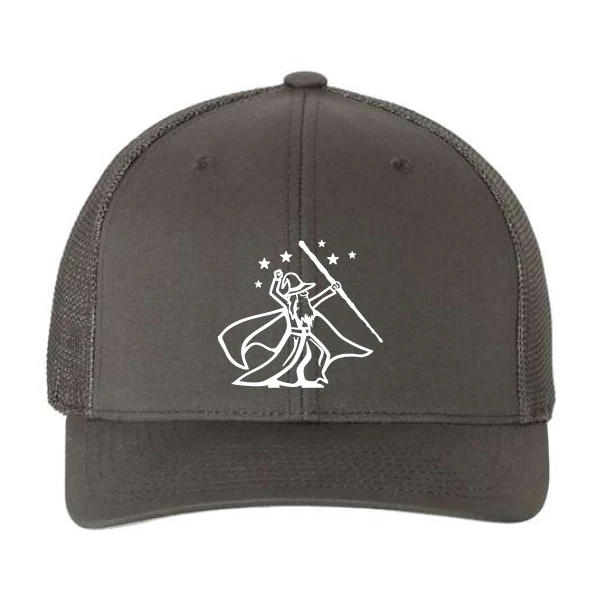 Wizard Flexfit Fitted Trucker Hat - Image 4